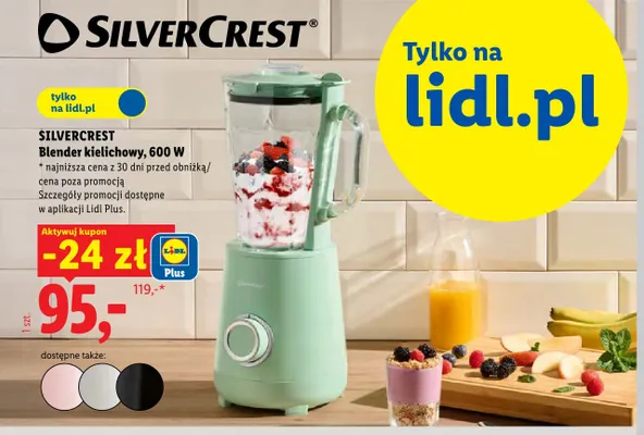 Blender kielichowy Silvercrest 600W promocja w Lidl