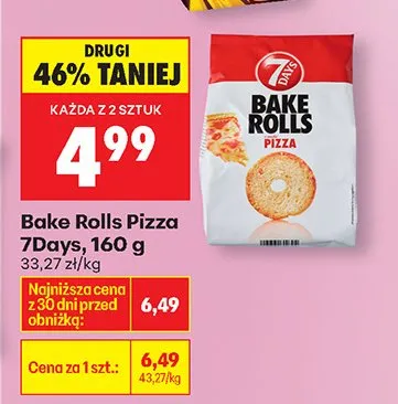 Bake Rolls pizza promocja w Biedronka