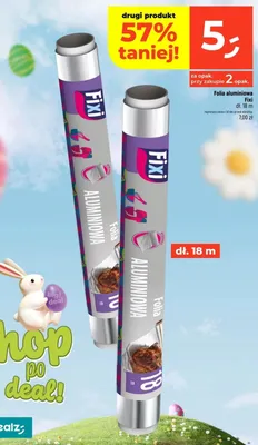 Folia aluminiowa promocja w Dealz