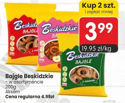 Bajgle Beskidzkie - w asortymencie promocja w Market Point