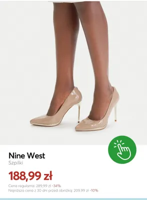 Szpilki Nine West promocja w eobuwie.pl