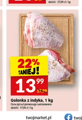 Golonka z indyka promocja w Twój Market