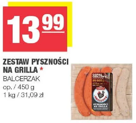 Zestaw pyszności na grilla Balcerzak promocja w SPAR