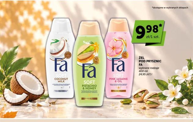 Żel pod prysznic Fa Soft Coconut Milk promocja w Groszek