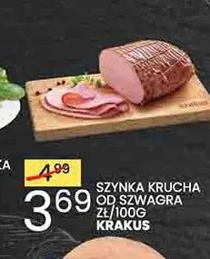 Szynka krucha od Szwagra Krakus promocja w Wafelek