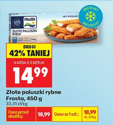 Złote paluszki rybne promocja w Biedronka