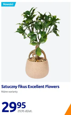 Sztuczny fikus Excellent Flowers promocja w Action