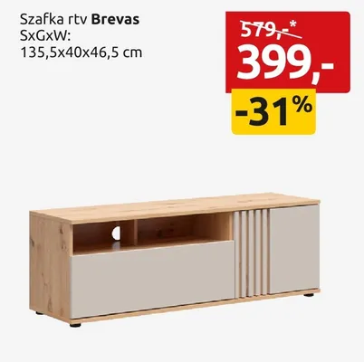 Szafka rtv Brevas promocja w Black Red White