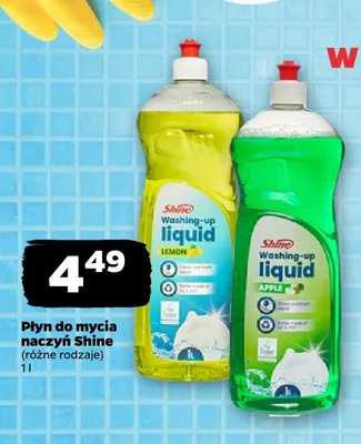 Płyn do mycia naczyń Shine Lemon promocja w Netto