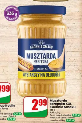 Musztarda sarepska Kuchnia Smaku XXL promocja w Dino