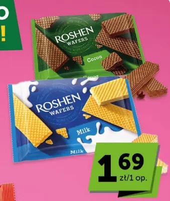Wafle Roshen Milk promocja w Euro Sklep