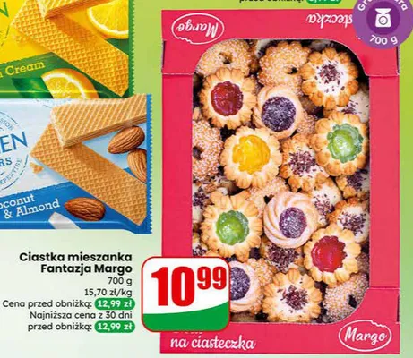 Ciastka mieszanka Fantazja Margo promocja w Dino