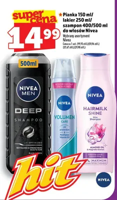 Szampon do włosów Nivea promocja w TOPAZ