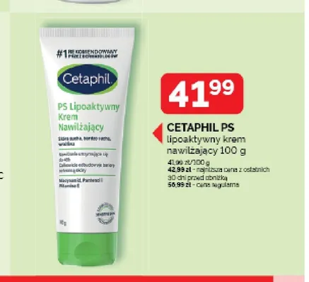 Lipoaktywny krem nawilżający Cetaphil PS promocja w Ziko Dermo