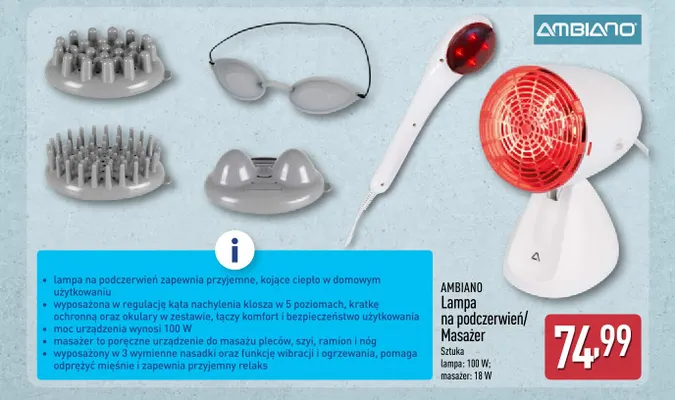 Masażer Ambiano promocja w Aldi