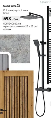 Kolumna prysznicowa GoodHome Kozo promocja w Castorama