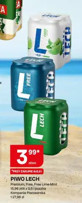 Piwo Lech Premium promocja w Chorten