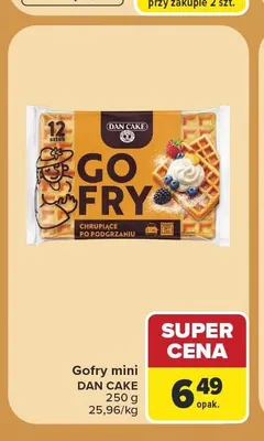 Gofry mini Dan Cake promocja w Carrefour Market