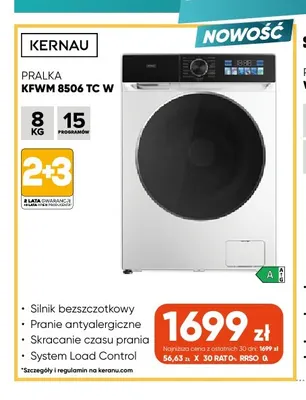 Pralka Kfwm 8506 Tc W Kernau promocja w Max Elektro