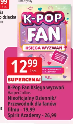 Książka K-Pop Fan Księga wyzwań promocja w Leclerc