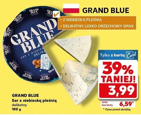 Ser z niebieską pleśnią delikatny promocja w Kaufland