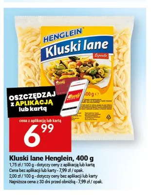 Kluski lane Henglein promocja w Twój Market