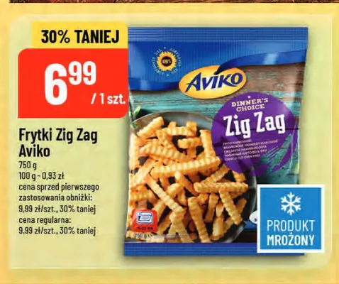 Frytki Zig Zag Aviko promocja w POLOmarket