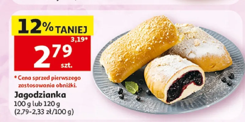 Jagodzianka 100 g promocja w Auchan