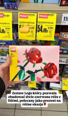 Klocki Lego Róże 40460 promocja w Intermarche