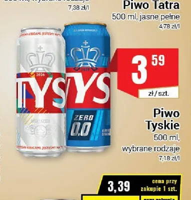 Piwo Tyskie Gronie promocja w Premium Nasz Sklep