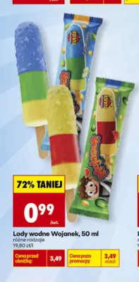 Lody wodne Wojanek Cytryna-Jabłko promocja w Biedronka