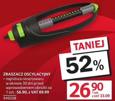 Zraszacz oscylacyjny promocja w Selgros
