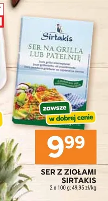 Ser z ziołami Sirtakis 2-pak 100g promocja w Stokrotka