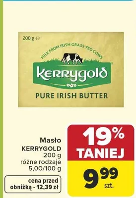 Masło PURE IRISH BUTTER promocja w Carrefour Market