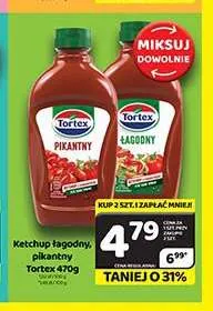 Ketchup łagodny Tortex promocja w Delfin