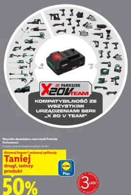 Akumulatory smart Parkside Performance promocja w Lidl