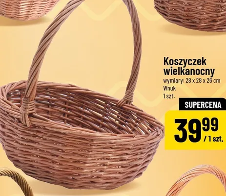 Koszyczek wielkanocny promocja w POLOmarket