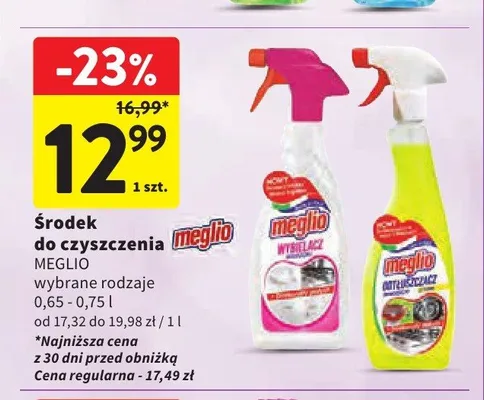 Środek do czyszczenia Meglio promocja w Intermarche