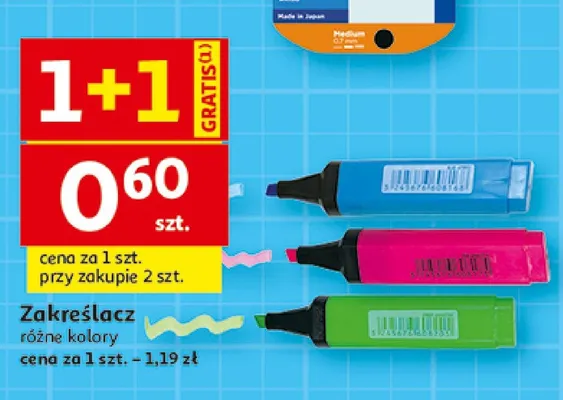 Zakreślacz promocja w Auchan