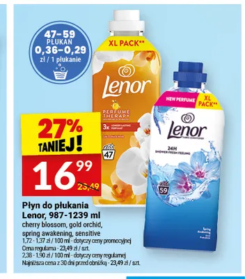 Płyn do płukania Lenor gold orchid promocja w Twój Market