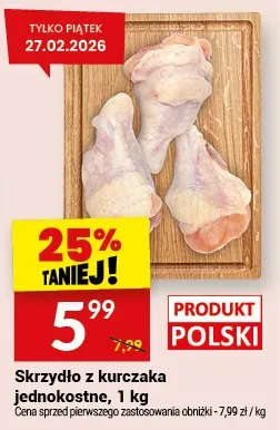 Skrzydło z kurczaka jednokoastne promocja w Twój Market