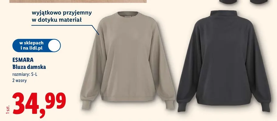 Bluza damska promocja w Lidl