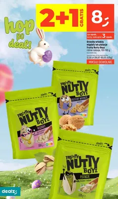 Pistacje prażone i solone promocja w Dealz