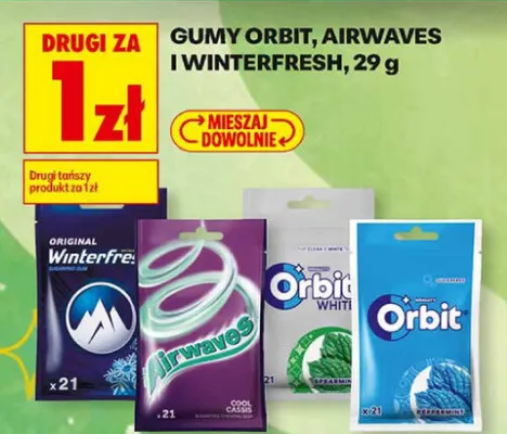 Guma do żucia Orbit White Spearmint promocja w Biedronka