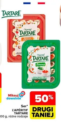 Ser L'Apéritif Tartare Provence promocja w Carrefour Market