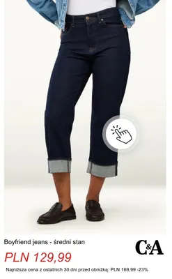 Boyfriend jeans - średni stan C & A promocja w C&A