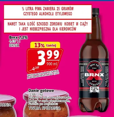 Piwo BRNX Strong promocja w Prim Market