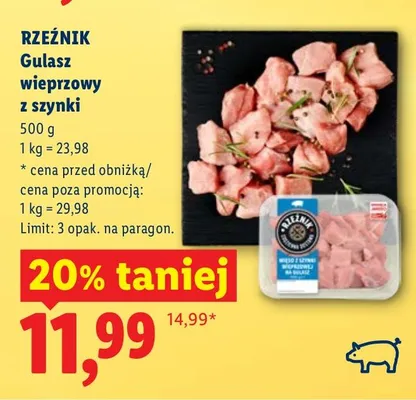 Paski wieprzowe z szynki Morliny promocja w Lidl