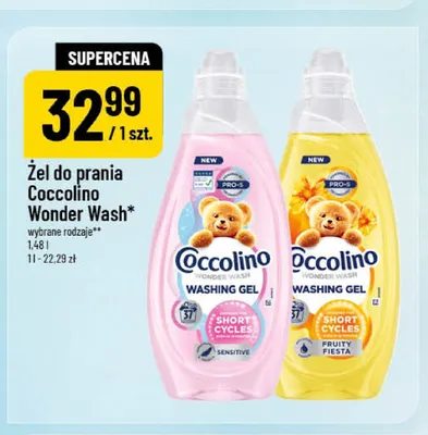 Żel do prania Coccolino Wonder Wash Sensitive promocja w POLOmarket