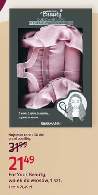 Wałek do włosów For Your Beauty promocja w Rossmann